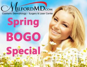 Spring BOGO special is a free MediSpa treatment with filler purchase.