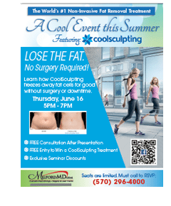 CoolSculpting,Cool Event at MilfordMD, Save the Date for the June Cool Event , Featuring CoolSculpting at MilfordMD