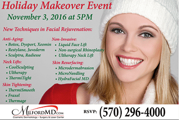Holiday Makeover Event | MilfordMD Cosmetic Dermatology Surgery & Laser Center