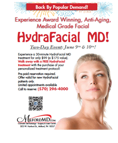 HydraFacial Event | MilfordMD Cosmetic Dermatology Surgery & Laser Center in PA