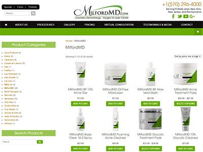 Products Page By MIlfordMD