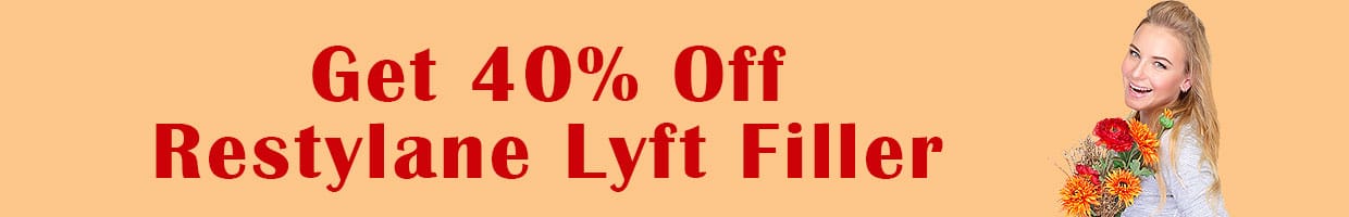 Get 40% Off Restylane Lyft Dermal Filler