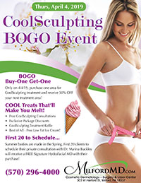 CoolSculpting BOGO Spring Event Poster