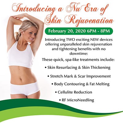 MilfordMD’s Introducing a NuEra of Skin Rejuvenation Event on February 20, 2020 | Milford MD Center