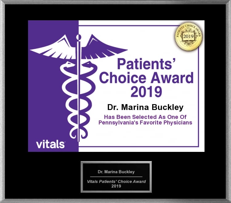 Dr. Marina Buckley Patients' Choice 2019