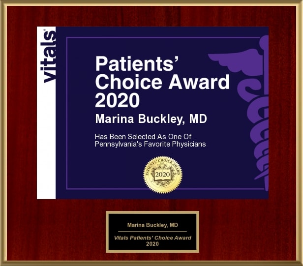 Dr. Marina Buckley Patients' Choice 2020