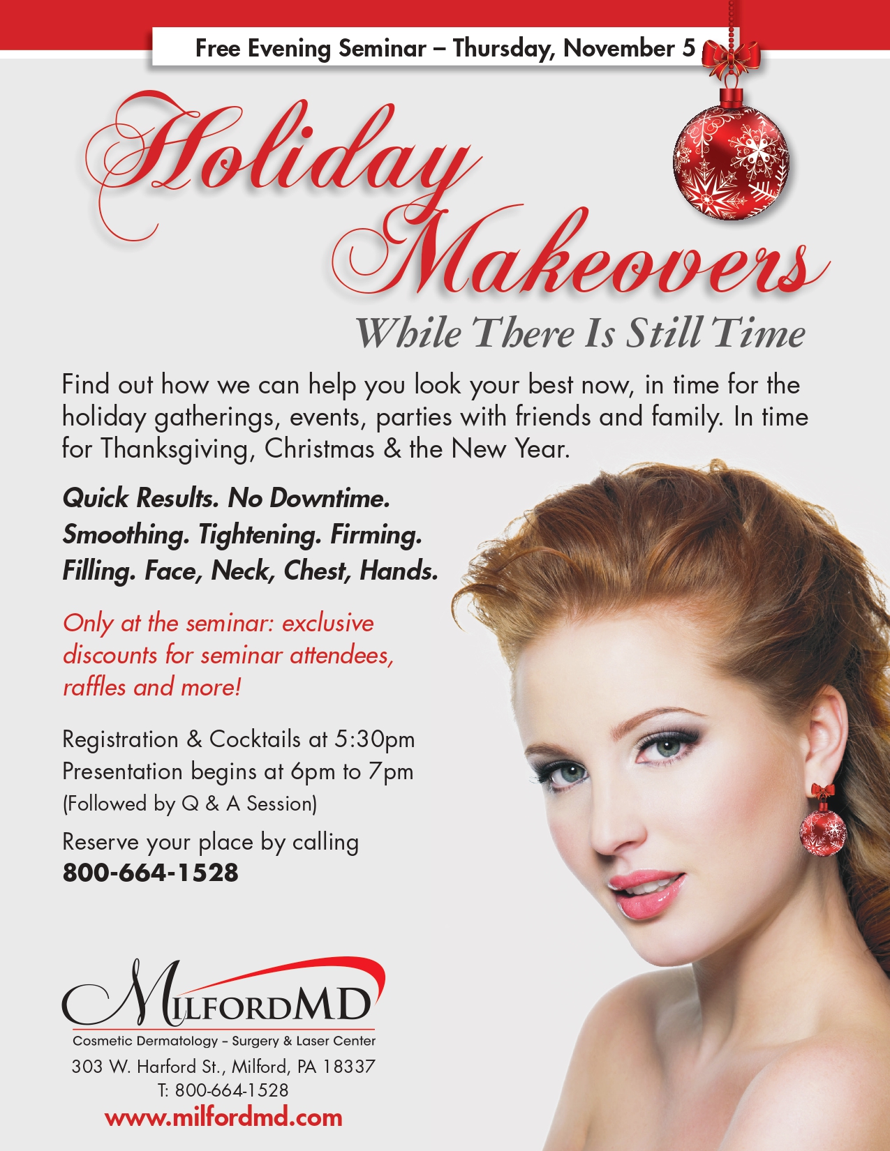 Holiday Makeover Seminar_11-05-15 By MilfordMD