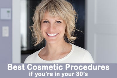 Top cosmetic treatments to prevent the signs of aging in your 30s.