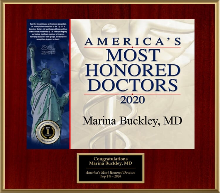 Dr. Marina Buckley Patients' Choice 2020