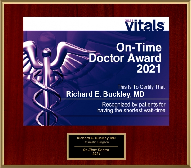 Richard Buckley Vitals On-time Doctor Award 2021